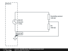Humidity Sensor, EFS-10 measurement circuit
