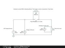 Voltage across Fuse
